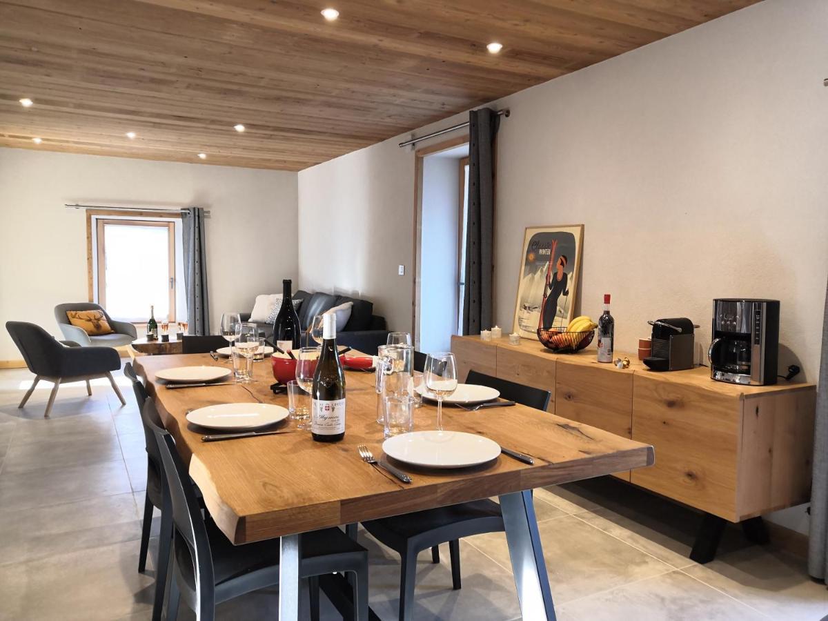 Chez Leon, Jacuzzi Et Sauna Des Le 1Er Septembre 2025 Samoëns Exterior foto